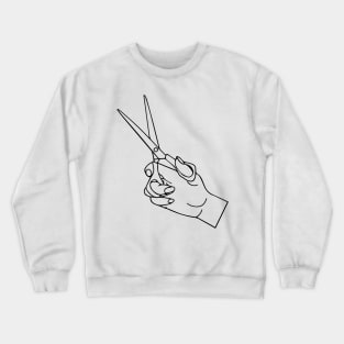 Hairdresser Scissors Beautician Hairstylist Haircutter Crewneck Sweatshirt